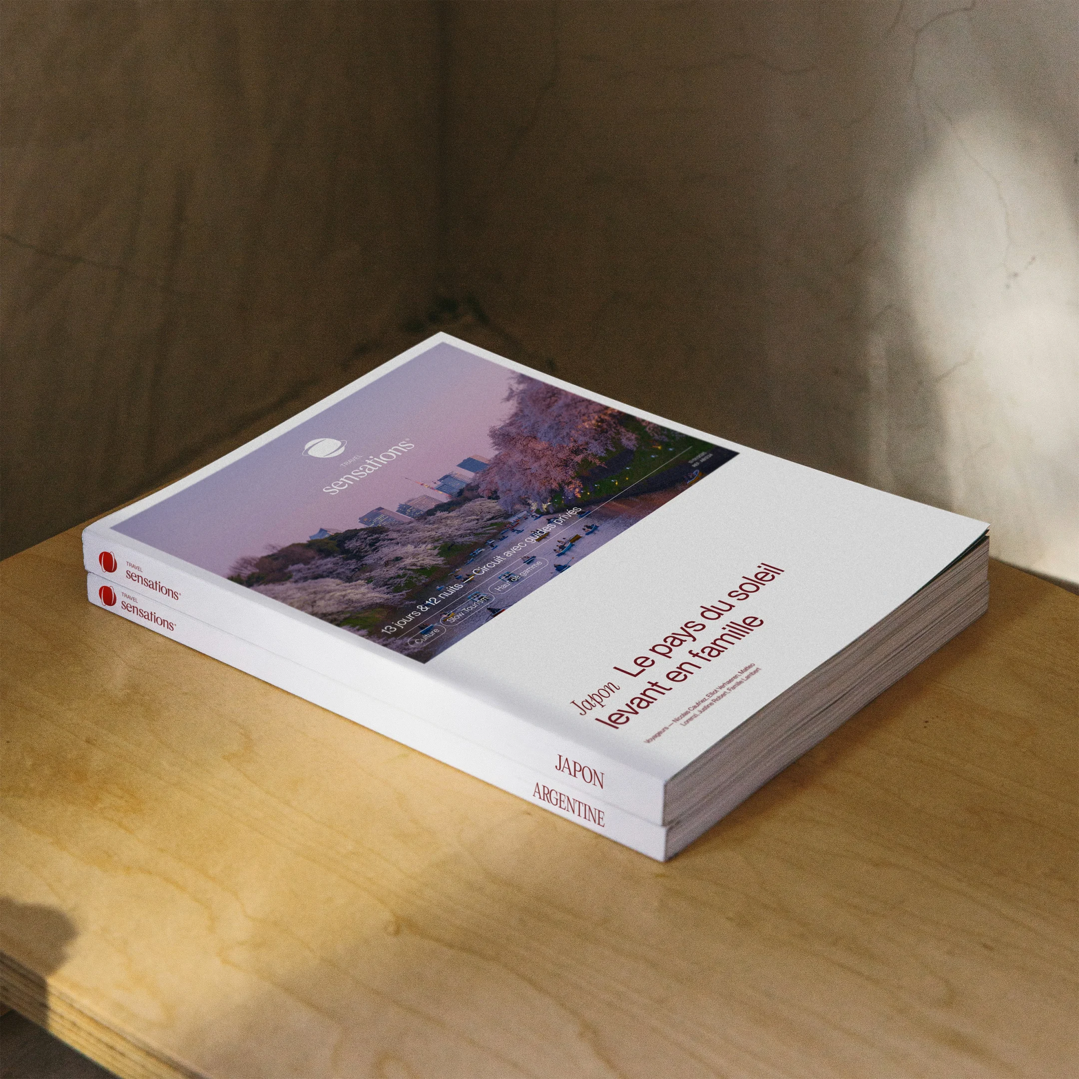 brochure de voyages premium pour travel sensations