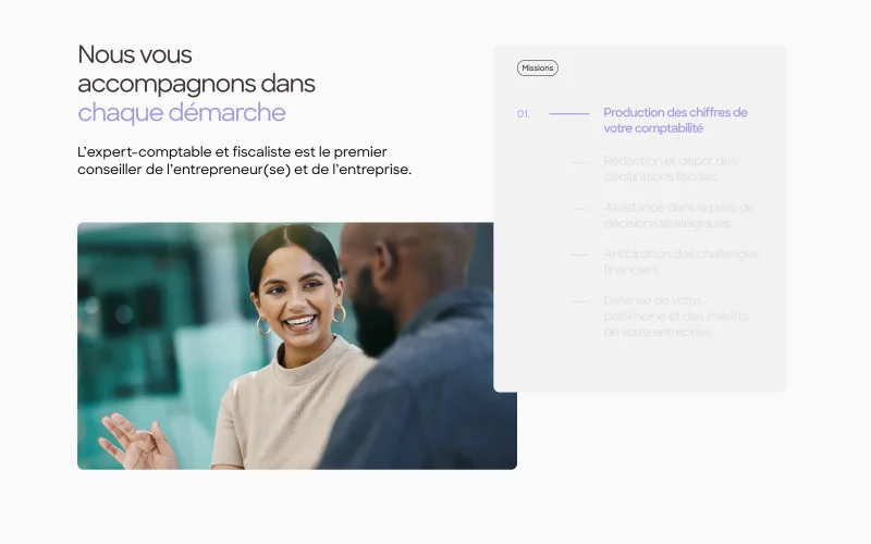 Tailor-made corporate website created by our creative digital agency in Brussels, for Defaux Gestion.