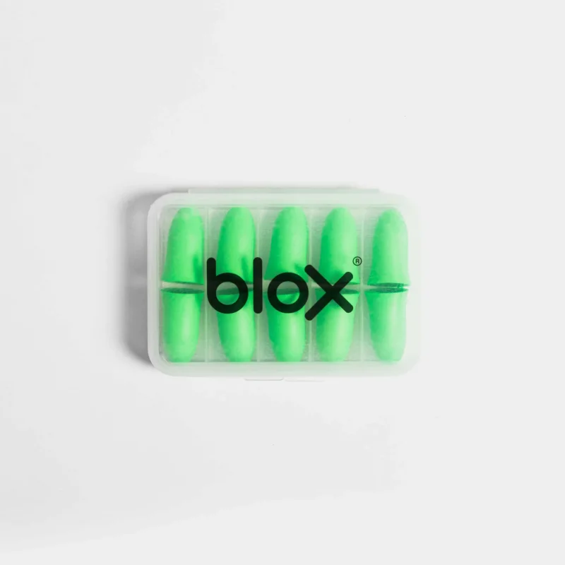 Packshot produit dans notre studio photo pour la marque de bouchons d'oreilles Blox