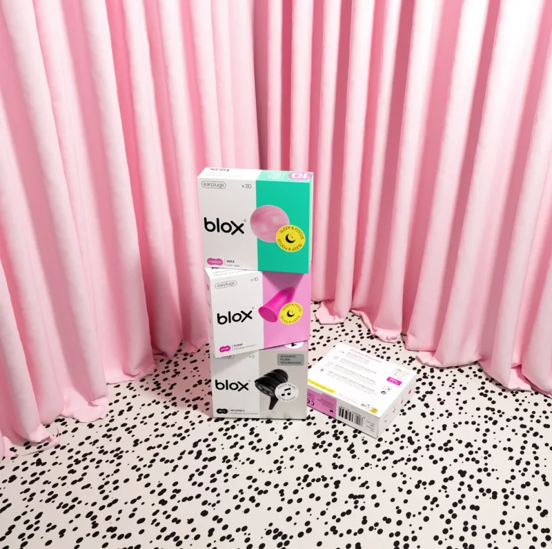 Visuel CGI de packaging réalisé dans le cadre de l'identité pour Blox par notre visual artist et expert 3D