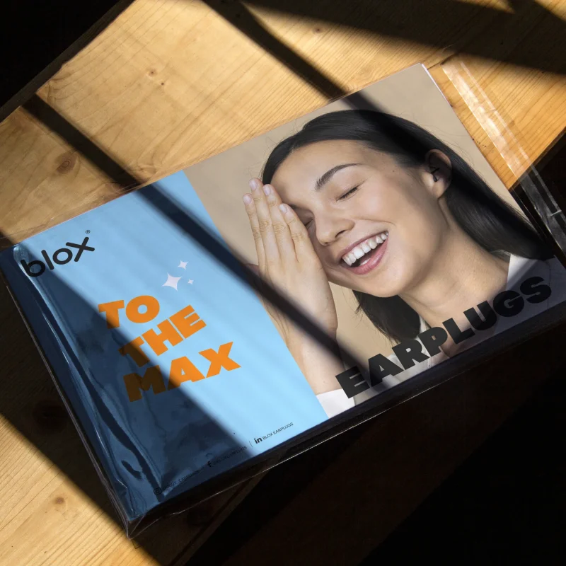 élément de branding réalisé par notre équipe de graphistes pour Blox