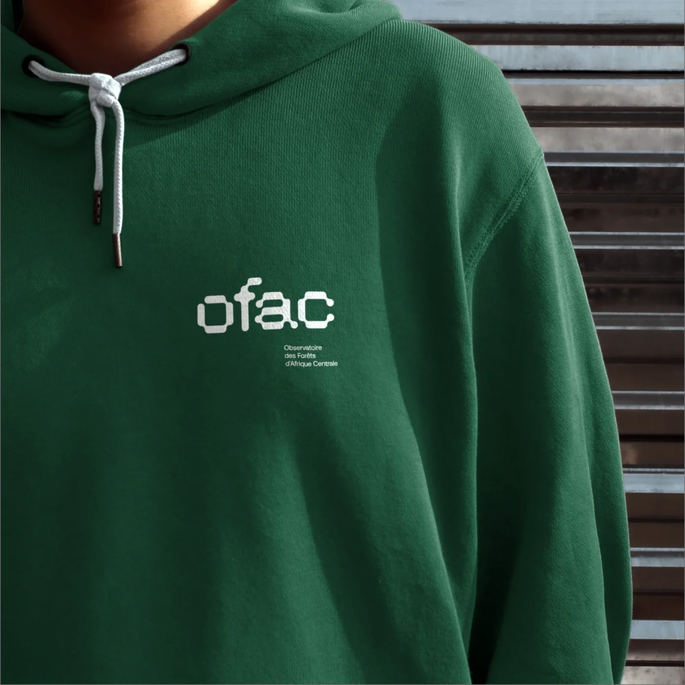 Branded hoodie with FOCA logo created by our Branding agency in Brussels